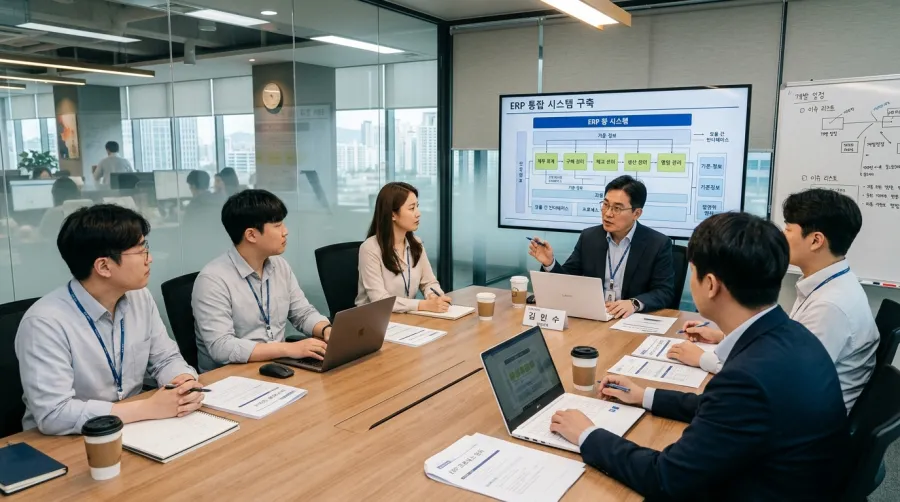 (주)세컨드코리아의 ERP 구축 서비스